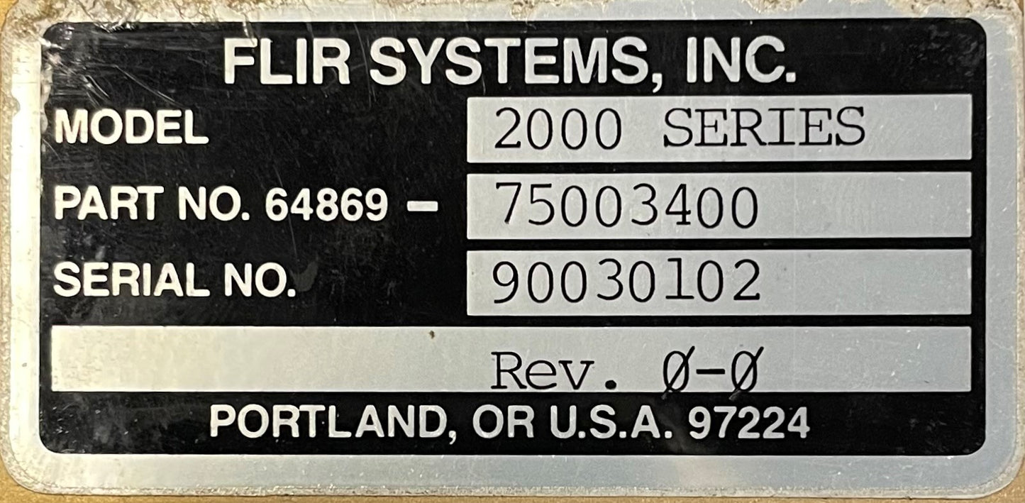 64869-75003400 - FLIR Controller, 2000 Series