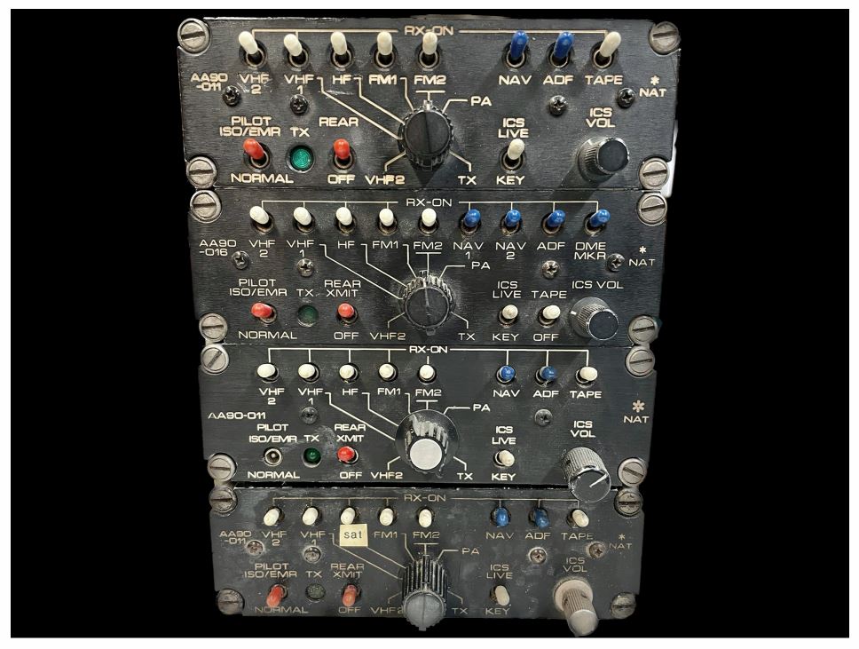 AA90-016 & AA90-011 - Audio Panel - Lot of 4