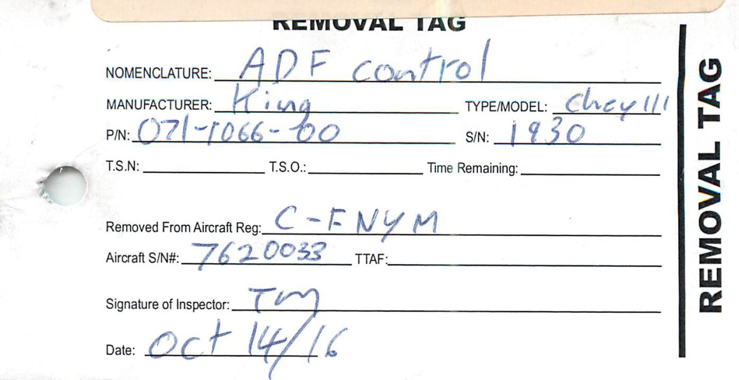 Control ADF Comms - Lot of 7 (Multiple P/N's)
