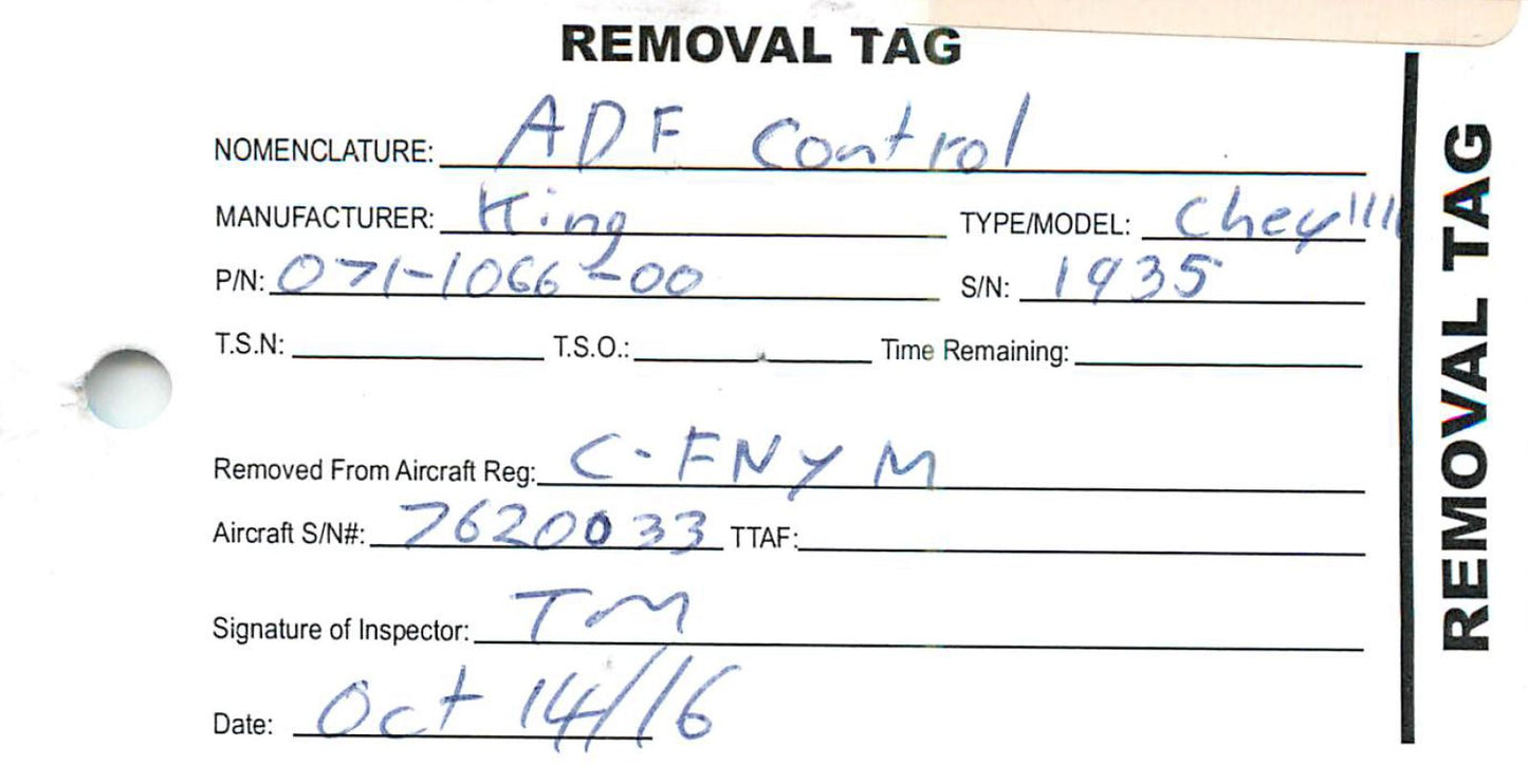 Control ADF Comms - Lot of 7 (Multiple P/N's)
