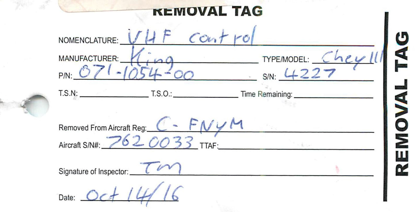 Control ADF Comms - Lot of 7 (Multiple P/N's)