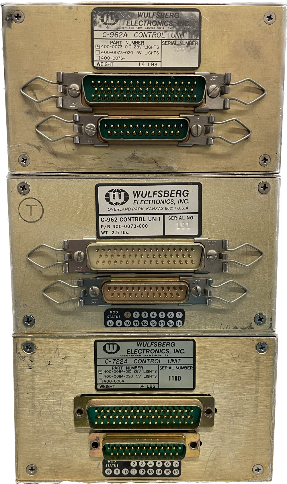 400-0073-000 - Wulfberg FM Control - Lot of 3