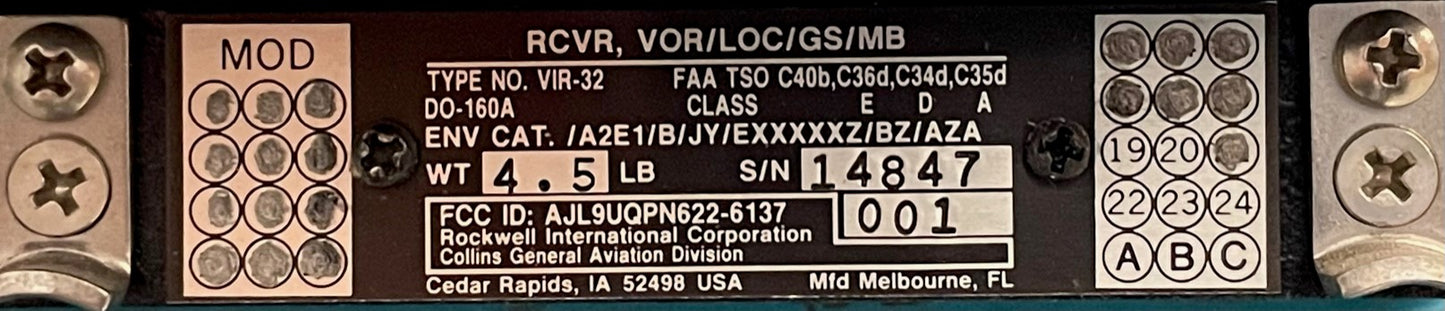 622-6137-001 - Nav. Receiver