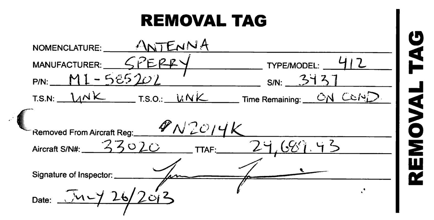MI-585202 - Radar Antenna