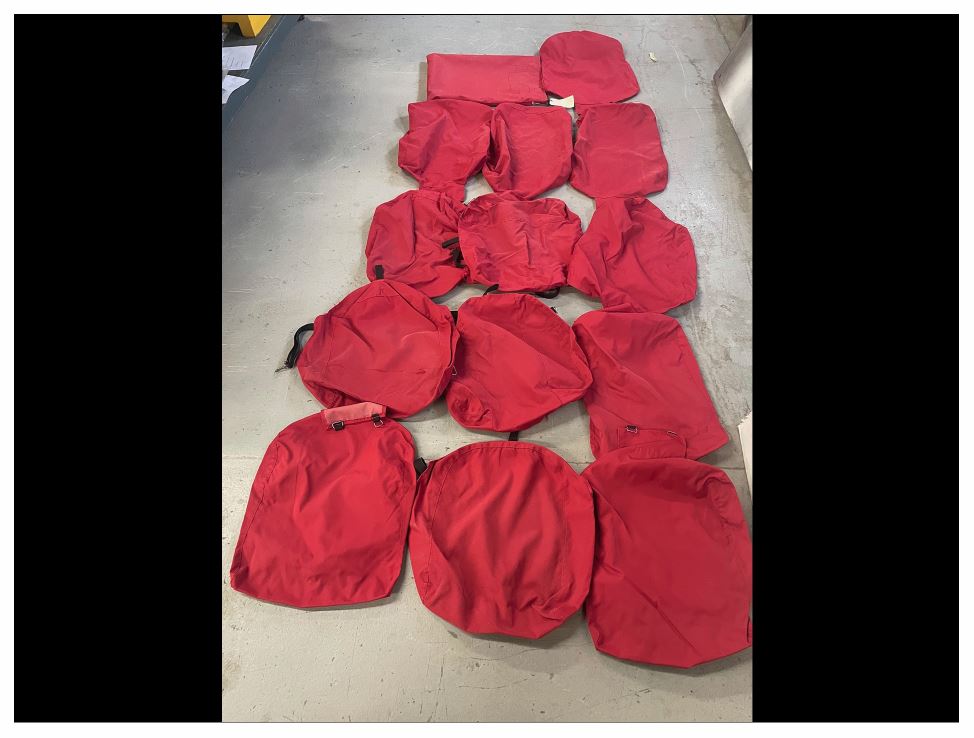 Bell 407 Seat Covers - RED