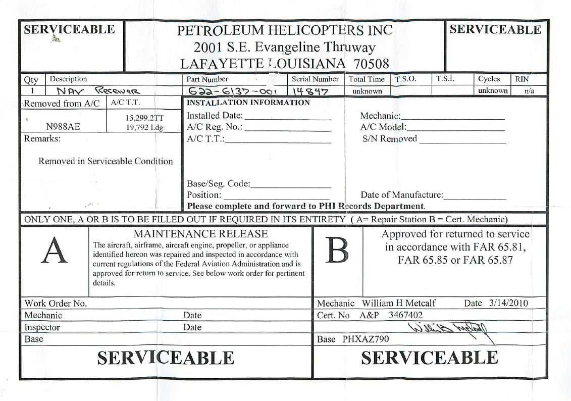 622-6137-001 - Nav. Receiver