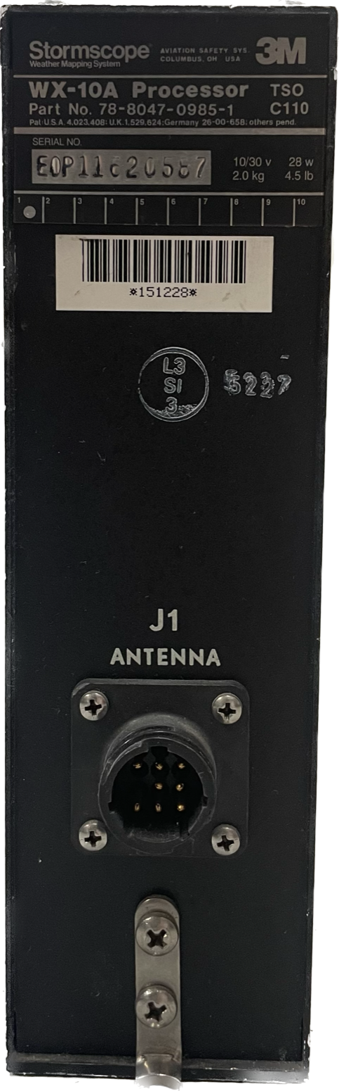 Stormscope WX-10A Processor and Display