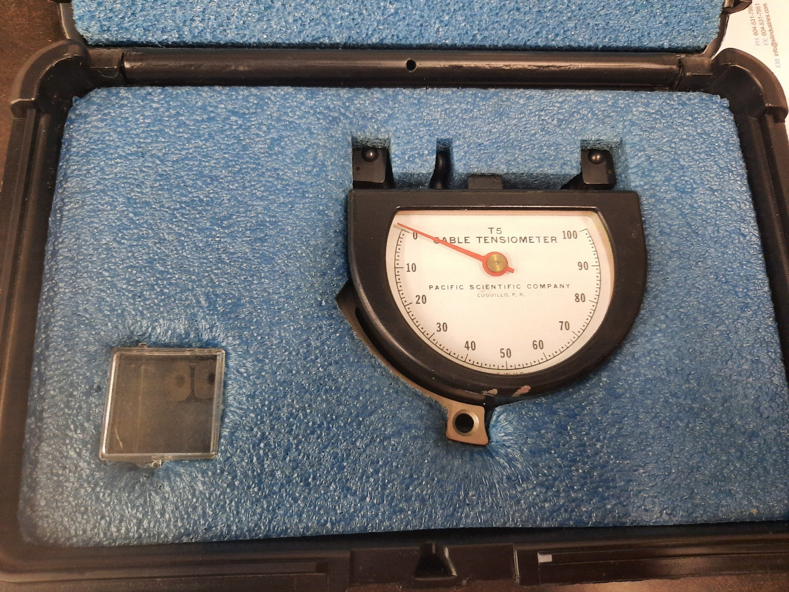 T5-2002-101-00 Cable Tensiometer – Westcan Aircraft Auction